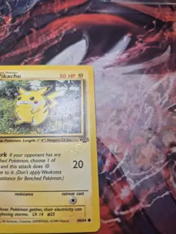 Pikachu 60/64 - 1st Edition W Stamped Black Star Promo Pokemon TCG MP - Image 3