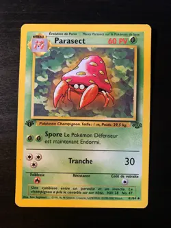 Carte Pokemon : Parasect 41/64 Edition 1 Jungle Wizards Francaise - Image 1