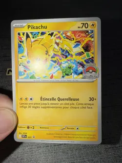 Carte Pokemon Pikachu Promo SVP 255 World Championship 2025 Francais - Image 3