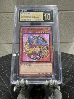 Yu-Gi-Oh! TCG Dark Magician Girl 711e-JP002 Parallel Rare CGC Pristine 10 - Image 1