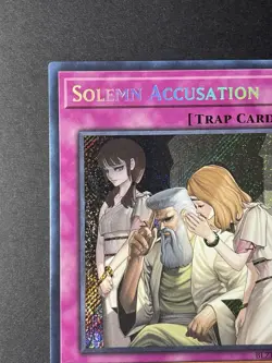 Yugioh! Solemn Accusation - BLZD-EN079 - Secret Rare - 1st Edition - NM - Image 4