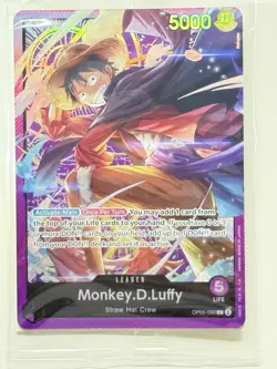 SEALED OP05-060 Monkey D Luffy One Piece Sound Loader Promo English Near Mint #1 - Image 3