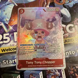Tony Tony Chopper (Alt Art) SR OP08-007 One Piece TwoLegends NM - Image 2