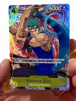Roronoa Zoro OP15-113 SR Alt Art Adventure on Kami's Island One Piece TCG Eng NM - Image 2
