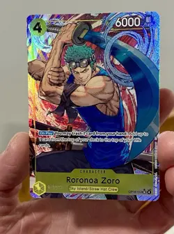 Roronoa Zoro OP15-113 SR Alt Art Adventure on Kami's Island One Piece TCG Eng NM - Image 3