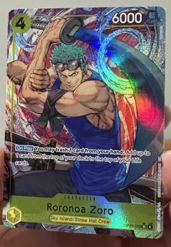 Roronoa Zoro OP15-113 SR Alt Art Adventure on Kami's Island One Piece TCG Eng NM - Image 4