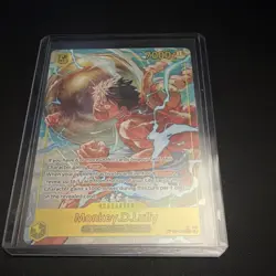 Bandai One Piece CCG Monkey D. Luffy OP05-119 Secret Rare Alt Art Foil 7000 - Image 1
