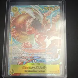 Bandai One Piece CCG Monkey D. Luffy OP05-119 Secret Rare Alt Art Foil 7000 - Image 2
