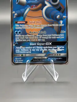 Pokemon TCG Blastoise GX Holo Ultra Rare SM189 PROMO Holo Card 2019 Foil - Image 3