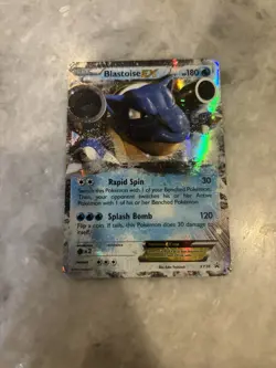 Blastoise EX XY30 Black Star Promo Holo Ultra Rare Pokemon TCG Card - LP - Image 1