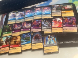 Disney Lorcana TCG Super Rare Card Lot Of 43 (Random Chapters/Some dupes) - Image 2