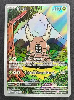 Pokemon Pinsir Illustration Rare Holo 168/167 SV06 Twilight Masquerade NM - Image 1