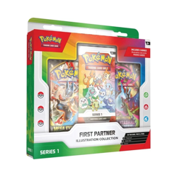 FIRST PARTNER ILLUSTRATION COLLECTION TCG POKEMON (FACTORY SEALED) SERIES 1 BOX - Image 1