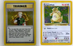 Pokemon TCG 5 Mixed Holo Lot Lt. Surge Kangaskhan Marill Lapras Promo Gourgeist - Image 2