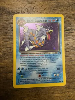 Pokemon TCG Dark Gyarados Holo Rare Card 8/82 Classic Collection - Image 1