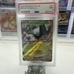 PSA 9 - 2023 Pokemon Paldea Evolved MEOWSCARADA EX #015 Holo - Image 1