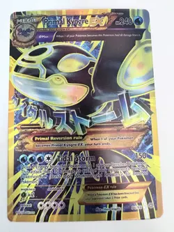 Pokemon TCG Primal Kyogre EX 96/98 XY Ancient Origins Full Art Holo English - Image 1