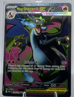 Pokemon Mega Charizard X EX 109/094 Me02 Phantasmal Flames Ultra Rare Holo Engl… - Image 1