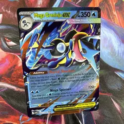 Mega Greninja ex 22/86 Double Rare Pokemon Chaos Rising NM - Image 3