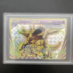 POKEMON 2016 XY Evolutions NIDOKING Break #46 PSA 9 Mint - Image 3