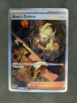 Boss's Orders 265/193 Pokemon TCG Special Illustration Rare SV02 NM - Image 1