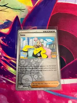 Iono 185/193 Regional Promo English Near Mint Pokemon TCG - Image 1