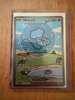 Pokemon TCG Mew EX 232/091 SV: Paldean Fates Bubble Mew Near Mint - Image 1