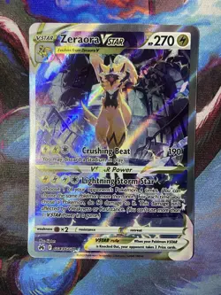 Pokemon TCG Zeraora VSTAR GG43/70 Crown Zenith Galarian Gallery - Image 1