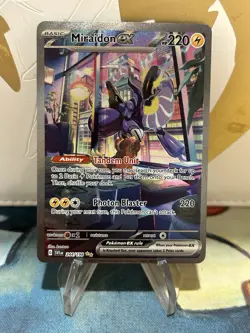 Miraidon ex 244/198 Scarlet & Violet Base Special Illustration Rare Pokemon NM - Image 1