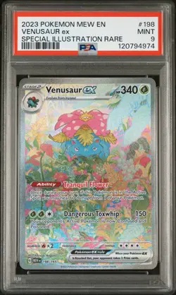 2023 POKEMON MEW EN-151 #198 VENUSAUR EX SPECIAL ILLUSTRATION RARE - Image 1