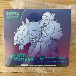 Pokemon Center Exclusive Journey Together ETB Elite Trainer Box(Small Rip!) - Image 1