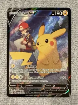 Pokemon ENG Pikachu V TG16/TG30 Lost Origin Trainer Gallery Holo - Image 1