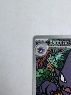 Pokemon TCG Haunter 027 Me: Mega Evolution Black Star Promo Holo Light Spot - Image 2