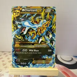 Pokemon M Charizard EX Flashfire SR Mega Full Art 108/106 DAMAGED!! - Image 1