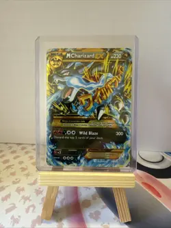 Pokemon M Charizard EX Flashfire SR Mega Full Art 108/106 DAMAGED!! - Image 2