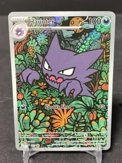 Haunter 027 Holo Illustration Rare ME: Mega Evolution Promo Pokemon NM/LP - Image 1