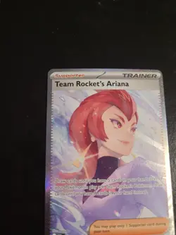 Team Rockets Ariana 237/182 - Pokemon Destined Rivals Special Illustration NM - Image 3