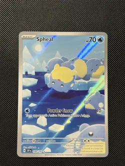 Pokemon Surging Sparks - Spheal - 199/191 - Illustration Art Rare - M/NM - Image 2