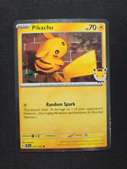 2026 Pokemon Day Pikachu Promo Holo 051/162 NM - Image 1