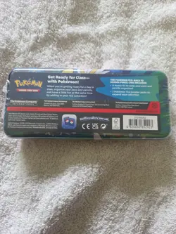 Pokemon Back To School Pencil Case Tin - FACTORY SEALED (Costco Bundle 2 Packs) - Image 2