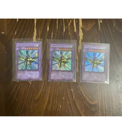 Konami Gaia the Dragon Champion LOB-125 Reverse Foil Ultra Rare Lot 3 Misprint - Image 1