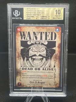 Gol.D.Roger - OP09-118 (SP) (Wanted Poster) OP09-118 Carrying On His Will BGS 10 - Image 1