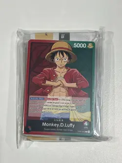 Monkey D. Luffy OP01-003 Pre-Errata One Piece Demo Deck Sealed - Image 1