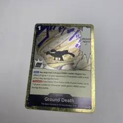 Ground Death OP14-096 Rare The Azure Sea's Seven One Piece Foil Near Mint - Image 1