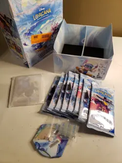 DISNEY LORCANA TCG: WINTERSPELL ILLUMINEER'S TROVE BOX Open Box/SEALED CONTENTS - Image 2