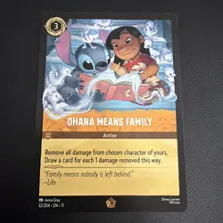 Ohana Means Family Legendary 32/204 - Disney Lorcana - Winterspell - Image 1