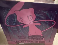 Pokemon TCG Fusion Strike Elite Trainer Box Mew English 2021 65 Cards - Image 1
