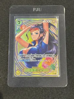 Nico Robin EB03-055 SP Alt Art SR Heroines Edition One Piece Card NM JP - Image 1