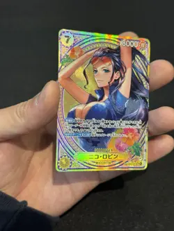 Nico Robin EB03-055 SP Alt Art SR Heroines Edition One Piece Card NM JP - Image 2