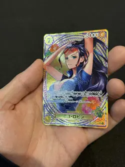Nico Robin EB03-055 SP Alt Art SR Heroines Edition One Piece Card NM JP - Image 3